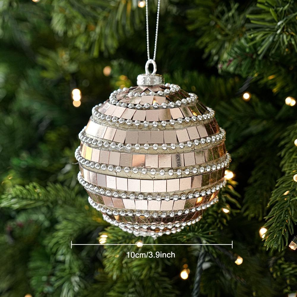Scene Layout Christmas Ball Hanging Decoration Mirror Surface Mirror Ball Home Celebration