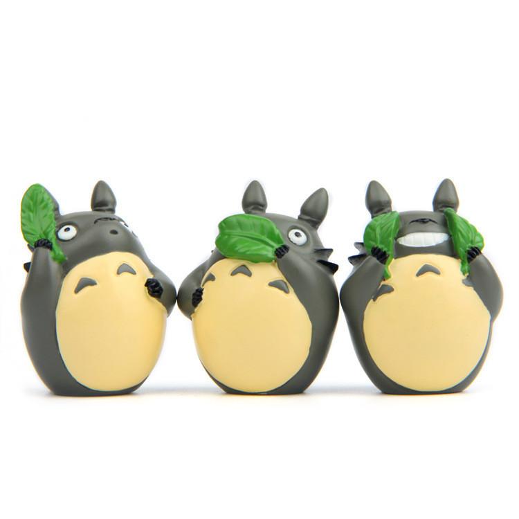 Cartoon My Neighbor Totoro Garden Style Resin Statue With Tree Craft For Gift And Home Office Use