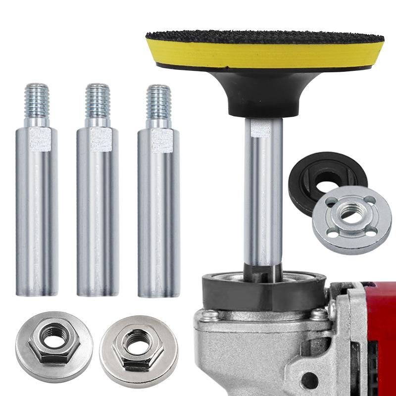 40/60/80mm Adaptér se závitem Hřídel Lešticí podložka Brusná spojovací tyč Příslušenství k leštičce M10 Prodlužovací tyč pro úhlovou brusku