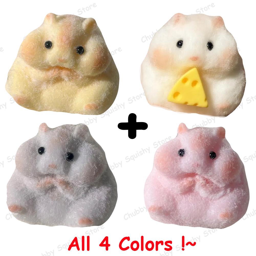 Hamster Taba Squishy Silikon Flauschig Niedlicher Hamster Tier Squishy Spielzeug hi Spielzeug Getigert Anti Stress Abbau Hand Entspannung Geschenk