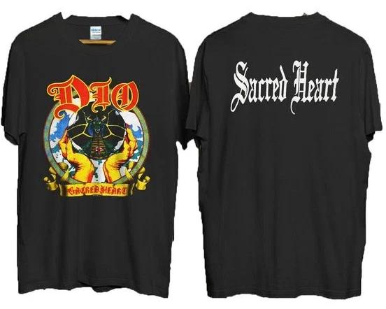 Vintage Dio Shirt 1985 Sacred Heart Concert T- Shirt 4XL