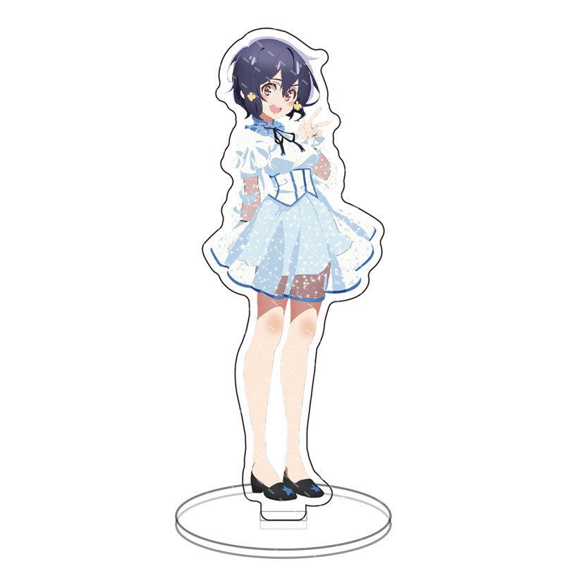 ZOMBIE LAND SAGA Two Sided Acrylic Stand Figures Model Plate Hoshikawa Lily Minamoto Sakura Standing Sign Desk Decor