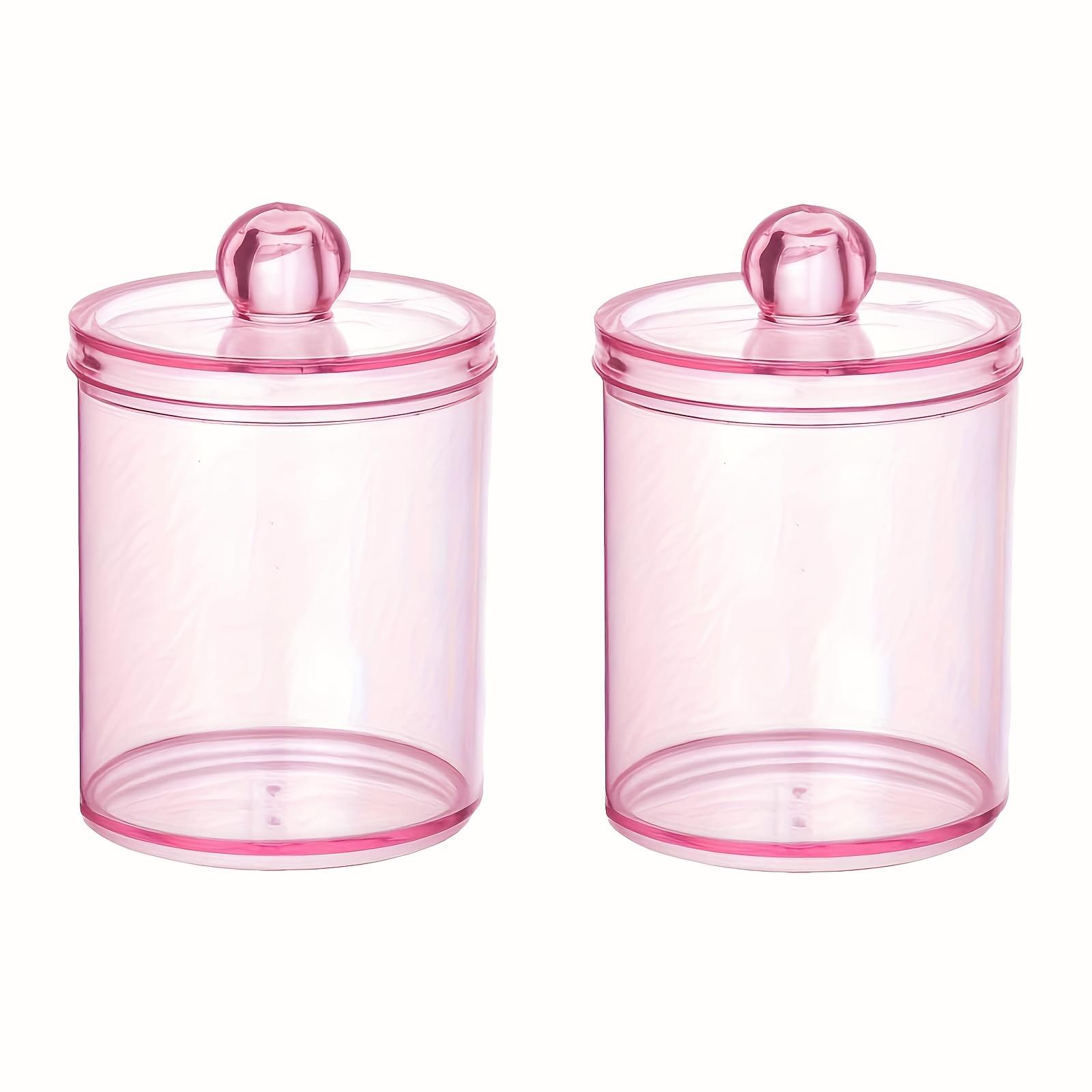 

2pcs, Pink Pen Holder, Makeup Brush Organizer, Dustproof Modern Minimalist Storage Box, Cosmetic Organizer, Jewelry Organizer