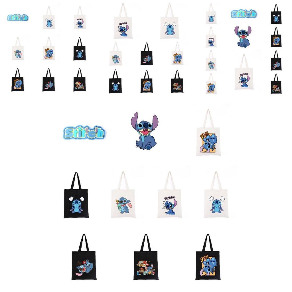 Cute And Spacious Cartoon Canvas Shoulder Bag For Daily Shopping