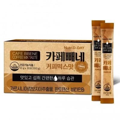 NUTRI D-DAY Korean Diet Coffee Cafe Bbene Coffee Mix 10g X 30pcs (300g)