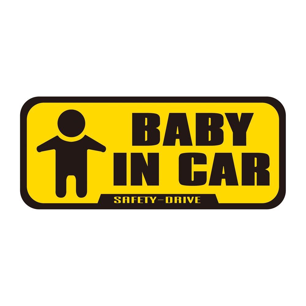 Наклейка-знак Tsuchiya Yak Mark BABY YE TS-253 чёрный