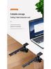 No-Drill Foldable Desktop Extension Bracket for Bedroom Desk & Keyboard Support