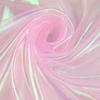 100x140cm Rainbow Laser Yarn Fabric Wrinkled High-Density Organza Fabric Texture Designer Illusion Color Iridescent Organza