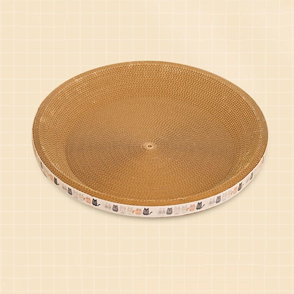 Round Oval Grinding Claw Toys Corrugated Cat Bed Nest Durable Cat Accessories  Cats