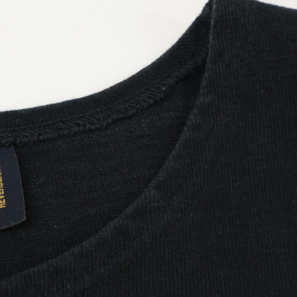 Le Minor ×REVERBERATExUR MARINIERE 25Stainless Steel Black Cotton Box Silhouette Border Collar Shirt Tops 3 Black X whiteUsed