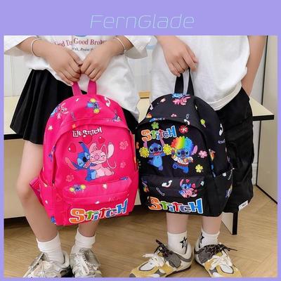 Stitch Kids Backpack With Animal Pattern And Lightweight Nylon For Preschool Children