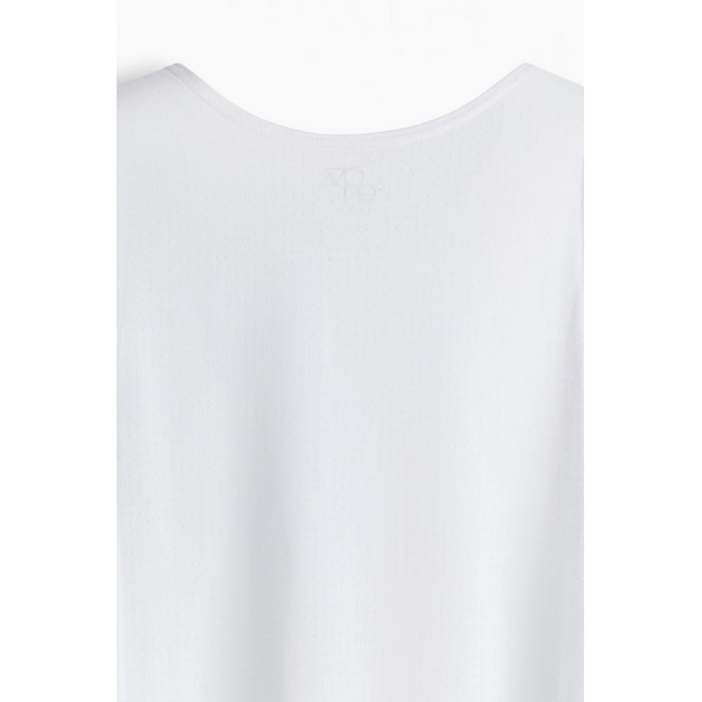 H M Sleeveless Sport Top Regular Fit dryMove wHite