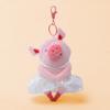 Cute Pig Cartoon Plush Keychain Pendant Short Girlfriendly Design Gift Doll