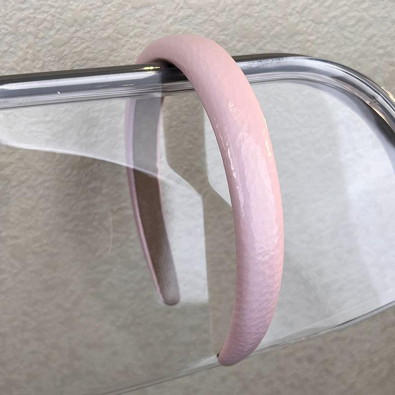 Sweet Romantic Pink  Headband Sponge Wide Hair Band for Woman Girl Temperament Hair Hoop Fashion Versatile Hair Accessories Gift