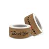 120 Pcs/Pack Thank You For Your Order Stickers 3x1 Inch Rectangle Labels For Small Business Handmade Decor Kraft Paper Stickers