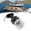 All Round LED Boat Mast Light 54mm By 128mm Energy Efficient White Navigation Lamp Plastic Construction