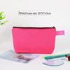Astuccio in Tela con Logo - Organizer per Trucco e Cancelleria con Cerniera