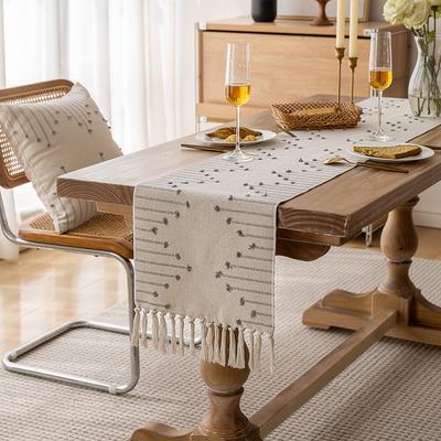 Table Flag Tea Flag Cloth Simple Dining Table Tablecloth Light Luxury Dining Tablecloth Cotton Linen Tablecloths