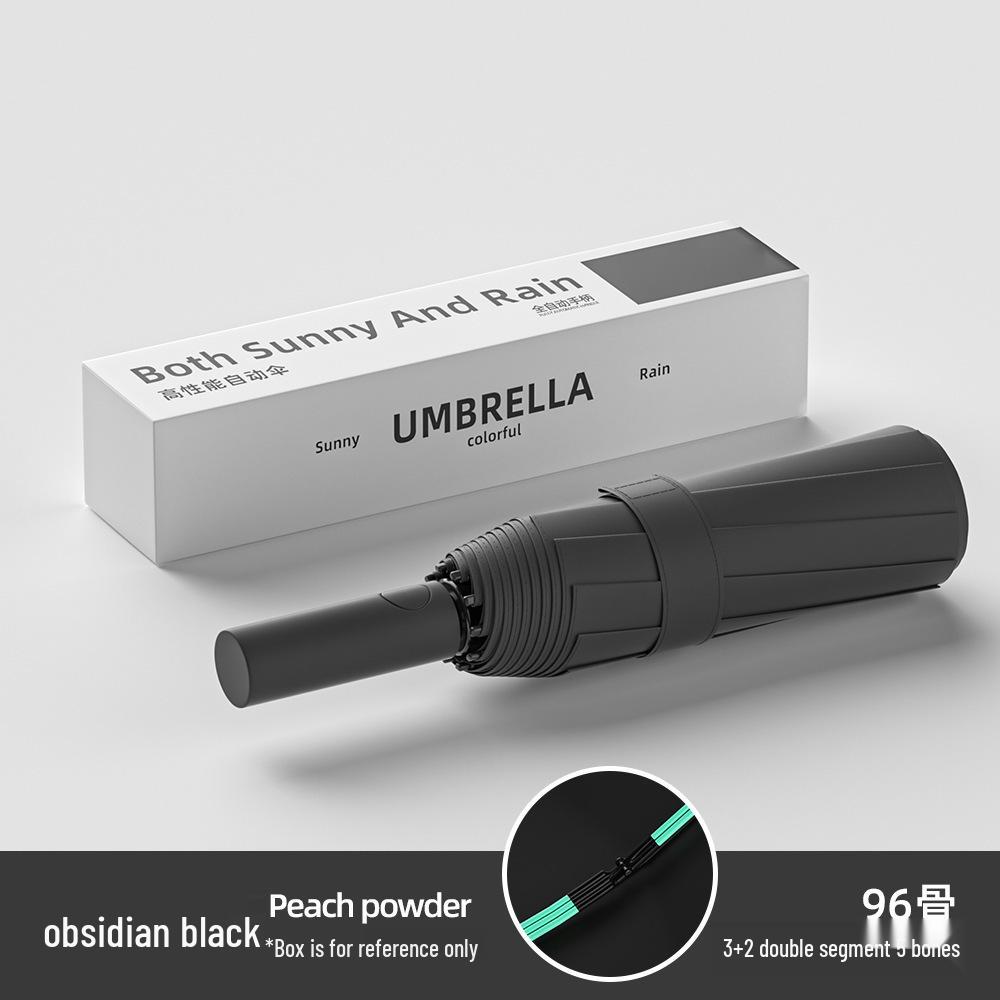 Luxury Fully Automatic Folding Umbrella for Women & Men - Sunshade, Sunscreen, and Business Advertising Parasol.