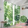 2pcs,2D Plane Printing Curtains Digital Printed Tropical Vibes (2) 100% Polyester (without Rod) All Seasons Use for Living Room,