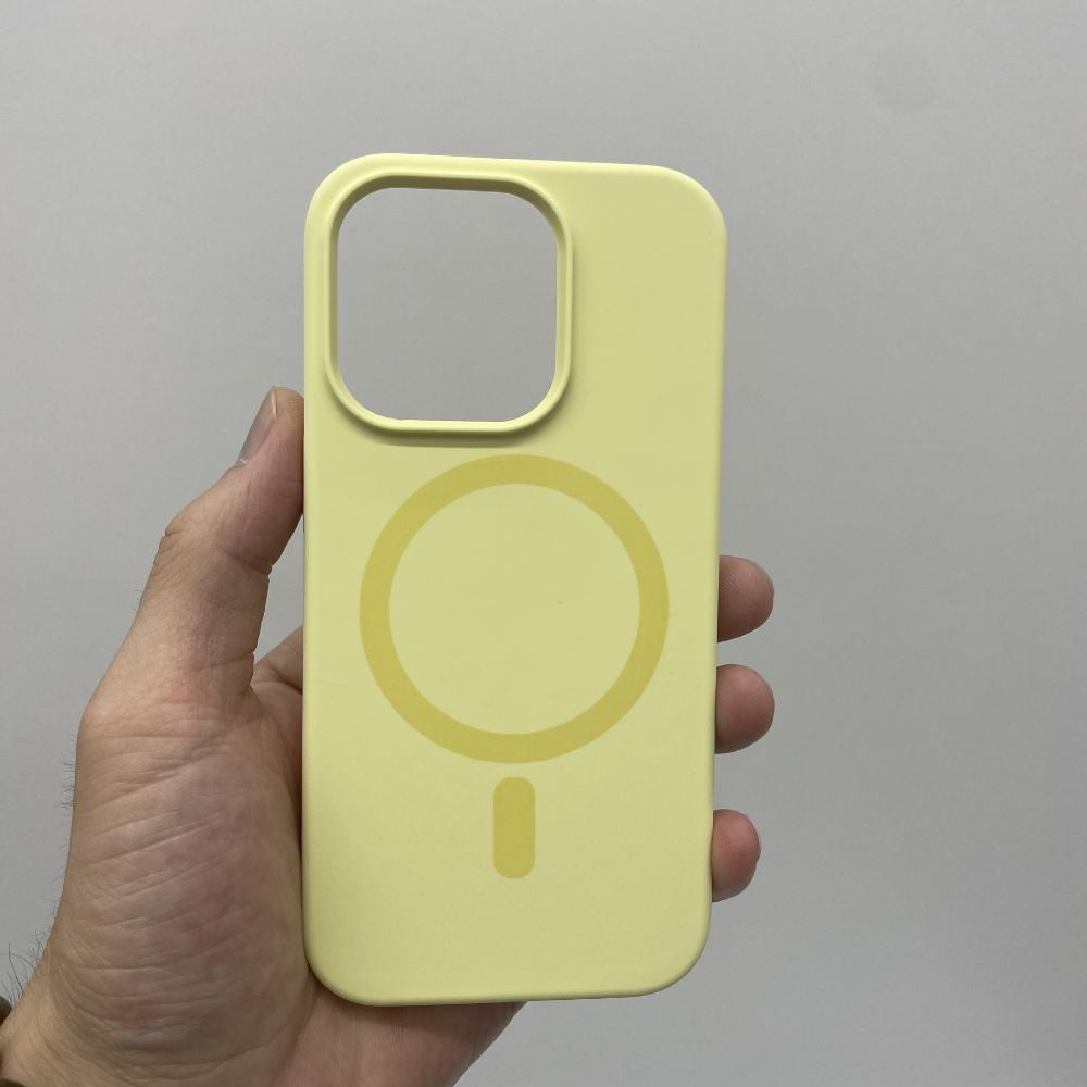 Compatible with Liquid Silicone 15promax Magnetic Charging Phone Case, Apple 16pro Anti-drop Protective Case, Anti-fingerprint