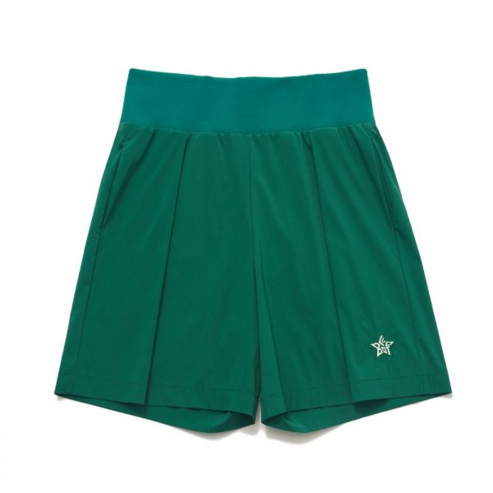 Blu Dot High Waist Banding Half Pants Gn