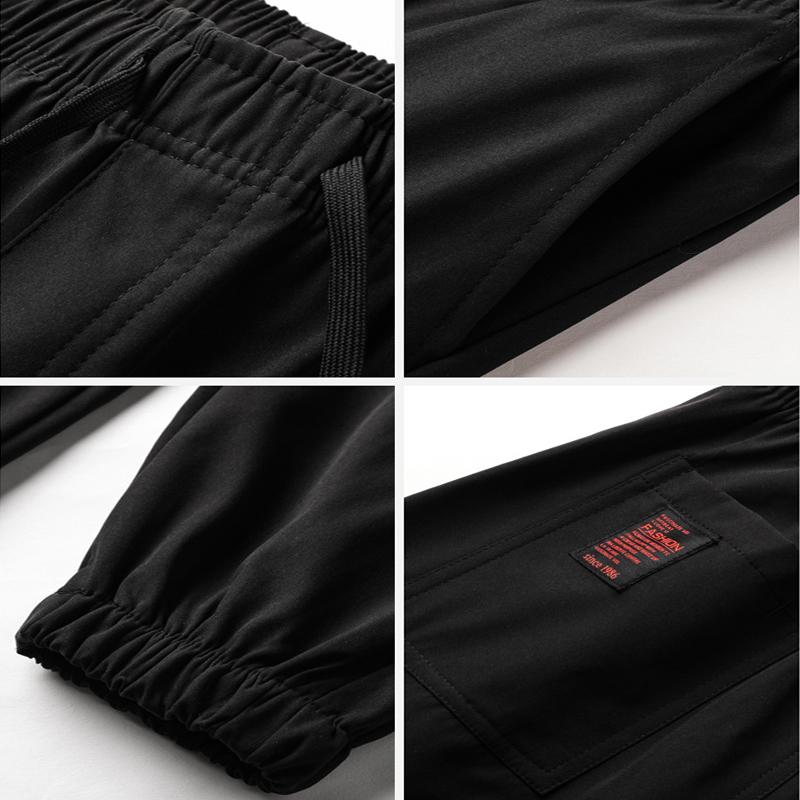 Buy Men Elastic Feet Hip Hop Cargo Pants Street Fashion Harem Pants