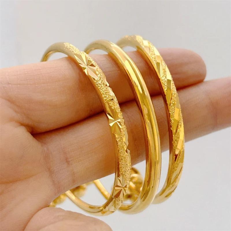 Size Adjustable Babies Stainless Steel Bell Bangles for Kids Girls Gold Color Rain Star Smooth Bracelets Zircon Accessories