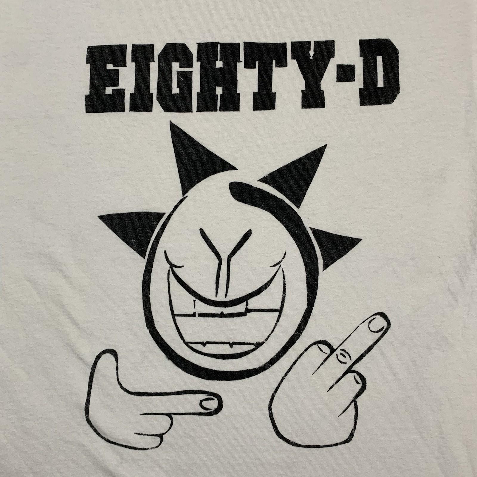 VTG 90s EIGHTY D Fashion Gear Adult SMALL Short Sleeve RARE Shirt ROCK BAND NSFW XXXL