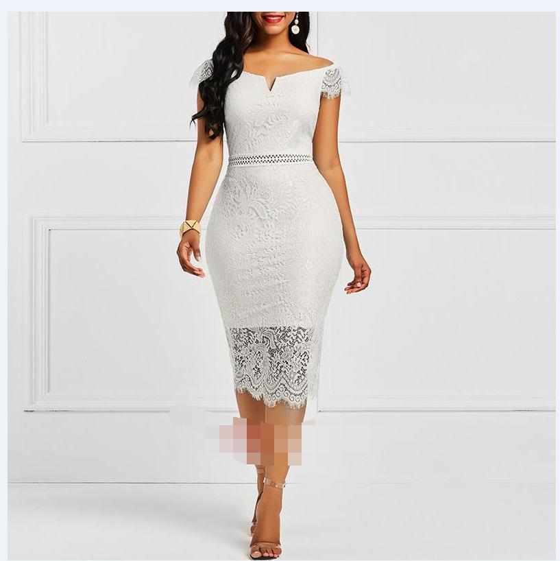 European & American Lace Bodycon Dress - Petite, Sexy, Hot Style