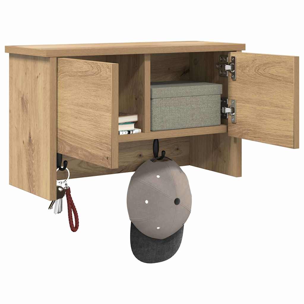 Wall Mounted Nightstand Wall Bracket Artisan Oak