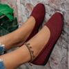Casual Tennis Shoes For Women Women'S Solid Color Thin Soled Slip Low Cut Flat Shoes Fashionable Fabric Upper TêNis Feminino