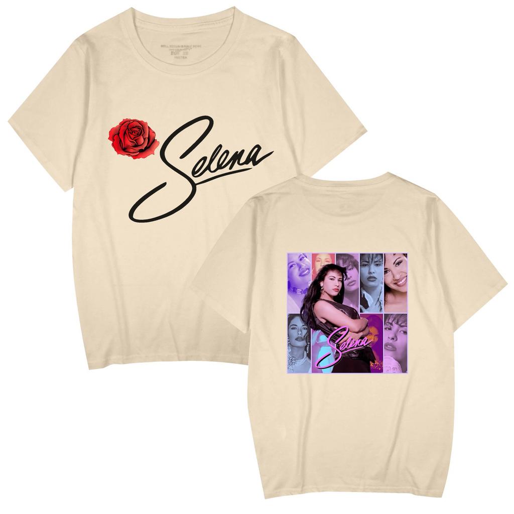 Singer Selena Quintanilla TShirt Women Short Sleeve Cotton Tshirts Casual Summer ONeck Cool Tees Shirt