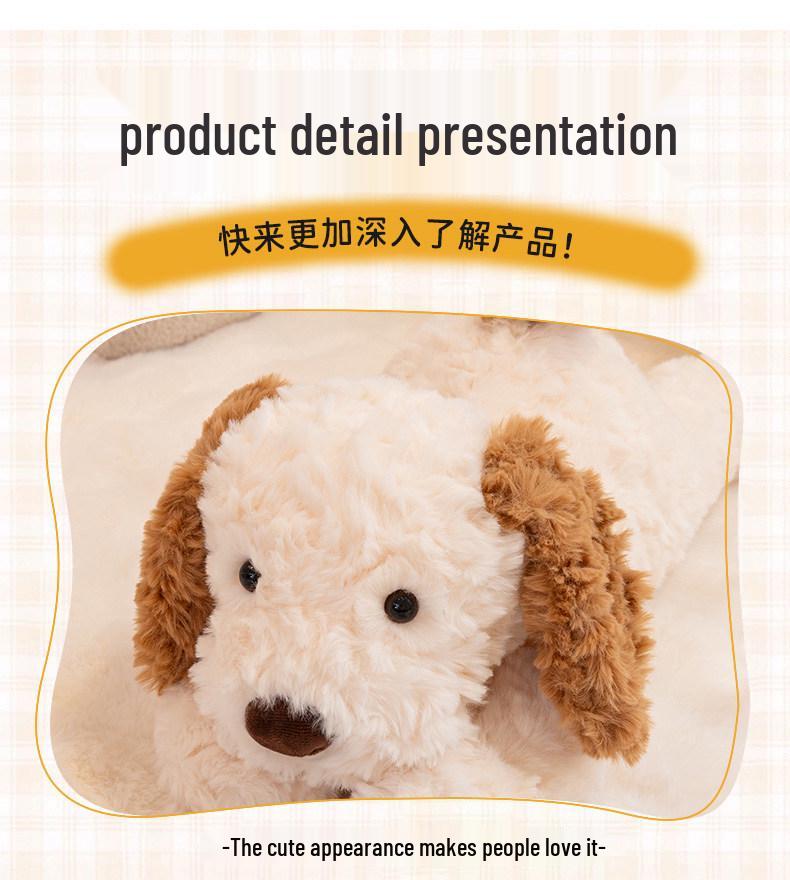 Lying Lazy Dog Plush Toy - Cute & Trendy Comfort Gift for Kids