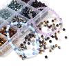 Jewelry Making Kits Czech Crystal Bicone Beads Kit For Making Jewelry Material Loose Spacer Beads Box DIY Bracelet Earrings