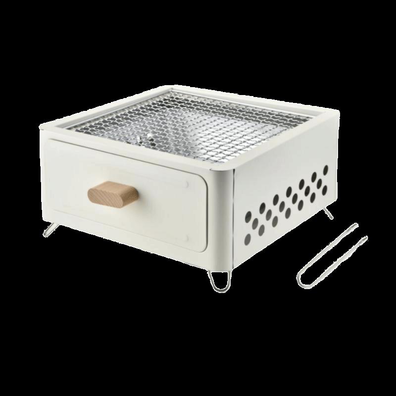 Hui Ling Yang Square Charcoal Grill & Ceramic Tea Set