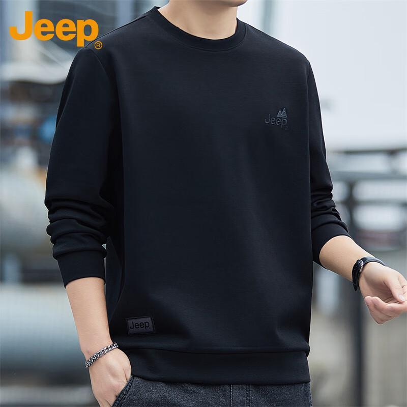 JEEP Men's Crewneck Pullover Sweatshirt