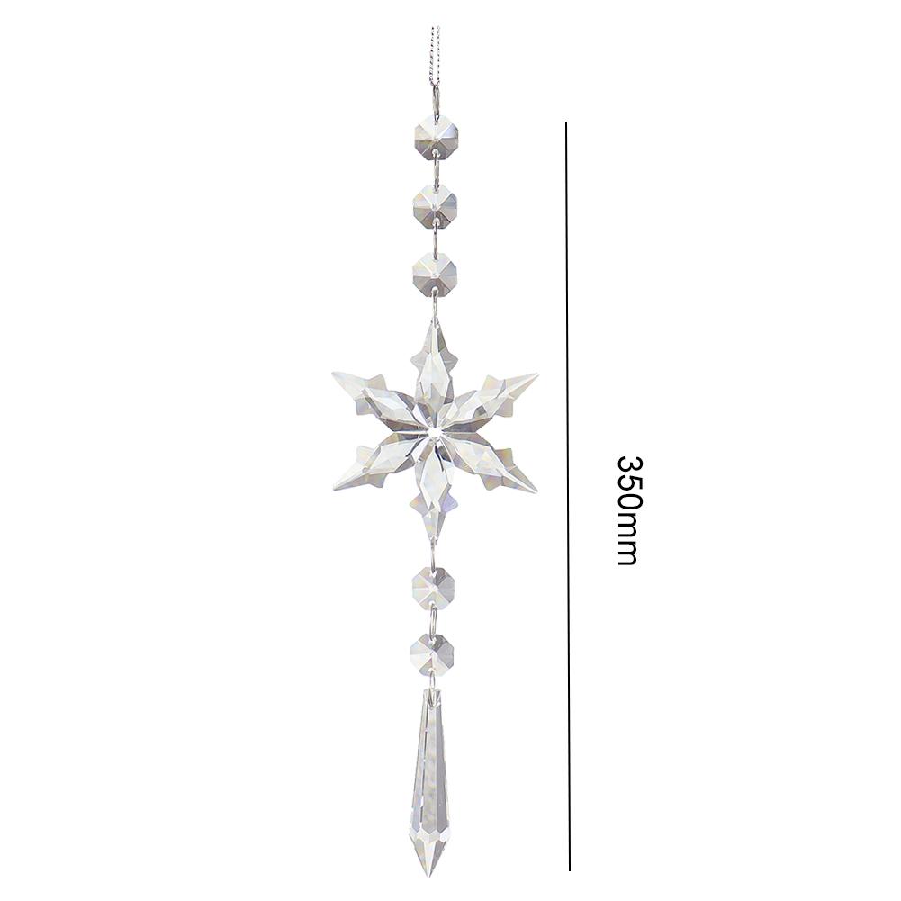 Suncatcher Crystal Wind Chimes Hexagon Sun Catchers Pendant Light Catcher Garden Window Wedding Curtain Chandelier Home Decor