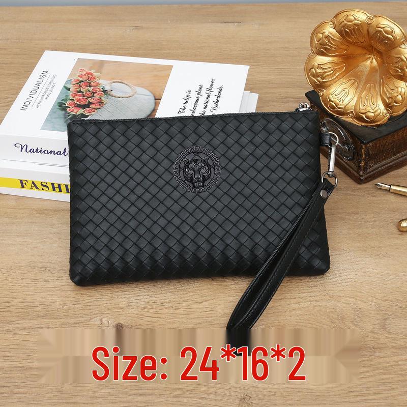 Herren Große Kapazität Weiches Leder Geflochtene Clutch & Geldbörse - Business & Freizeit Handtasche