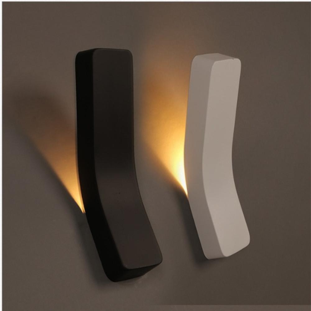 Modern Minimalist LED Wall Lamp Creative 3W Dimmable Sconce Light for Bedroom Hallway Corridor Living Room Home Decor