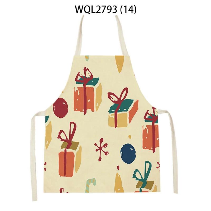 Cute Gifts Pattern Sleeveless Kitchen Aprons Home Decor Baking Accessories Household Cooking Pinafore Cleaning Tool Delantal