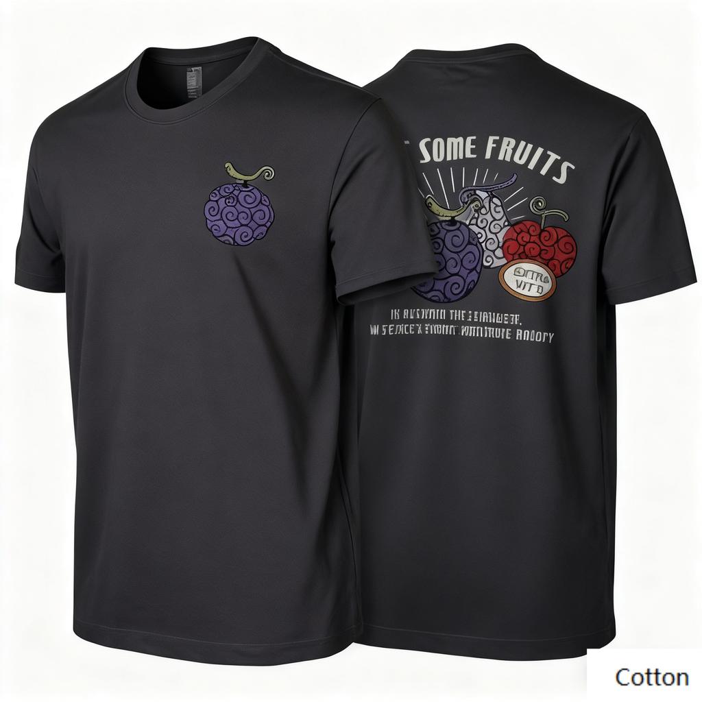 Crew Neck T - Shirt for Healthy Casual - Fruit Enthusiasts with Eye - Catching Fruit Print Classic Print New Arrival Tee S-4XL