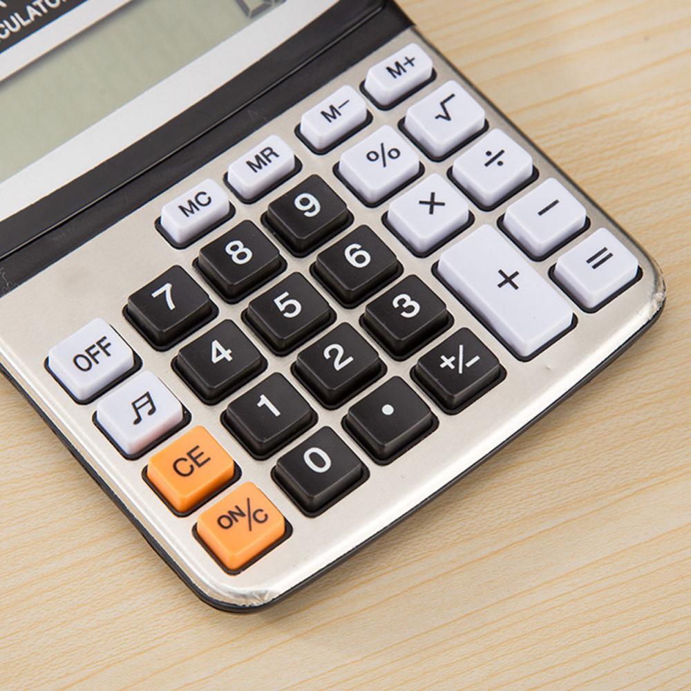 Calculator Kk-800a Metal Desktop Large Font Wide Calculator 8 A Business Computer Office Supplies With Manufacturer Whole