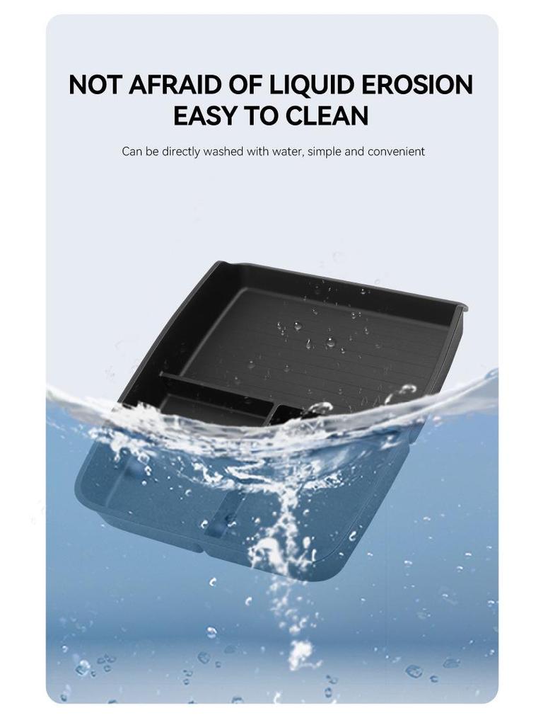 Compatible with 26 Hyundai Palisade Models: Center Console Lower Storage Box Interior Trim Accessories.
