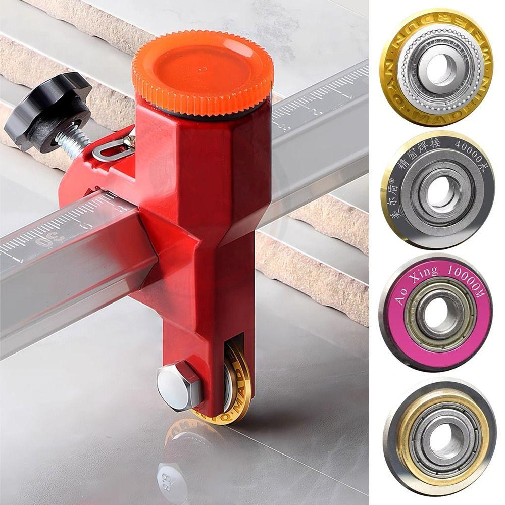 New Alloy Carbide Tile Cutter Wheel Manual 22MM Tile Cutter With Bolt Lock Nut Tile Cutter Blade Manual Tile Cutting Machine