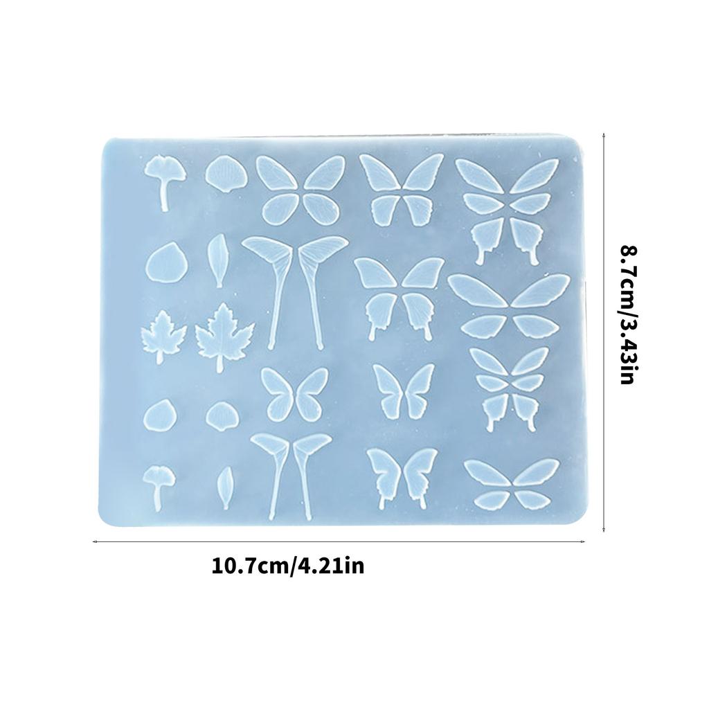 3D Butterfly Nail Art Silicone Mold For DIY Jewelry Making Reusable Embossed Stamp Tool Accessories