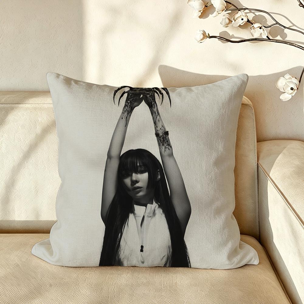 Kpop group aaespaas Cushion Cover Pillow Case Antidustmite Pillowcase Silky Short Plush Sofa Cushion Cover hot
