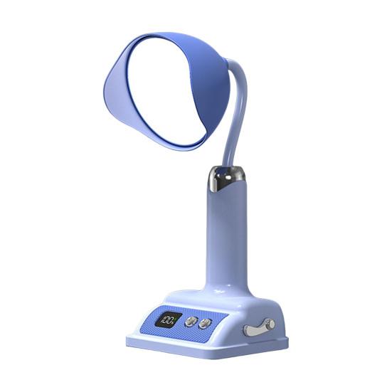 

Yousheng Night Light Multi-Level Brightness Color Temperature Adjustable Flexible 360 Degree Silicone Neck Portable Eye Protection Rechargeable Desk синій