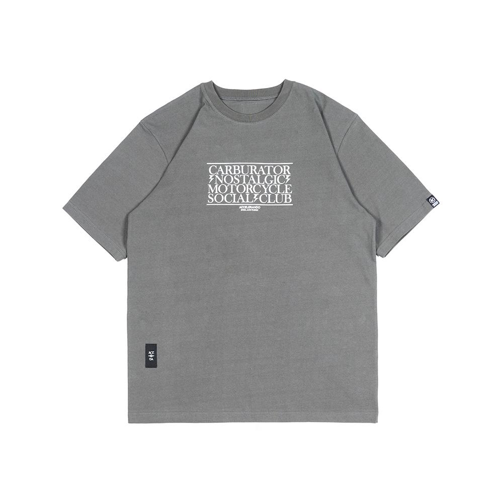 Achellelando Bt17Gy Times Oversized T-Shirt Grey