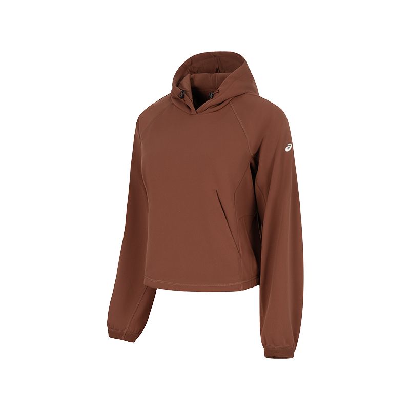 Asics Comfortable Fleece Lined Warm Hooded Long Sleeve Sweatshirt Women sweatshirt 2032D412-200